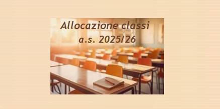 Allocazione classi a.s. 2025/26